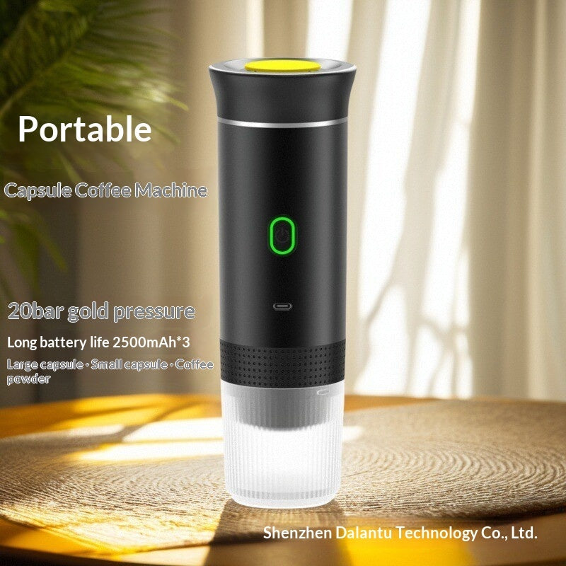 Portable Electric Capsule Coffee Machine Italian-style Pump-pressure Design Compact And Powerful Espresso